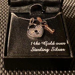 Heart & Key Necklace